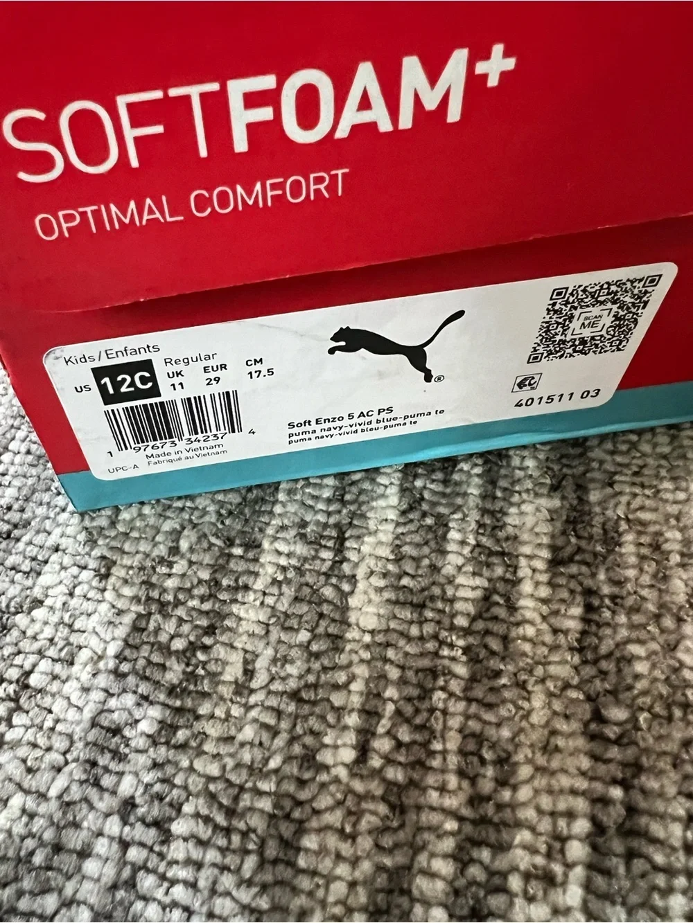 PUMA SOFTRIDE ENZO 5 - KIDS SHOES VARIOUS SIZES